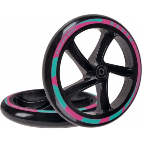 Raven ratas 200mm Black/Pink + Abec9