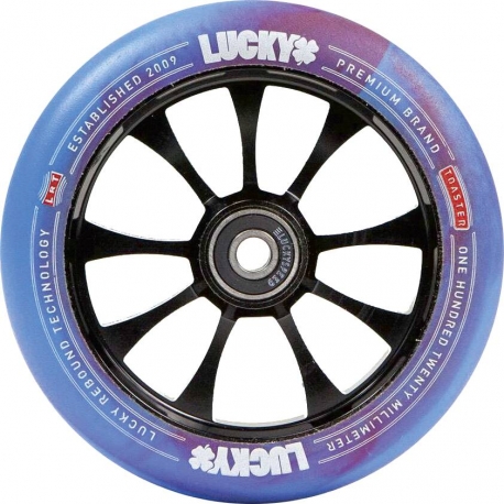 Lucky Toaster (120mm – Red/Blue Swirl)