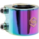Striker Lux Double Pro Scooter Clamp (Rainbow)