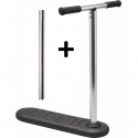 Indo Trampoline Scooter (570mm Black) + 670mm vairas