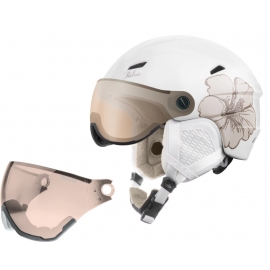 Šalmas Relax Stealth white/beige (su stiklu2)