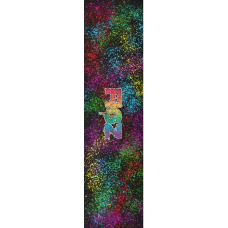 Figz XL Pro Scooter Grip Tape (Rainbow Drip)