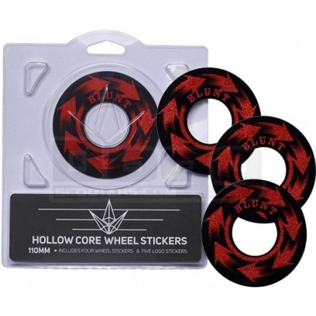 110MM BLUNT wheel stickers HOLLOWCORE SPIN