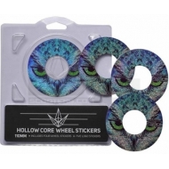 110MM BLUNT wheel stickers HOLLOWCORE OWL