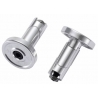 BLUNT Bar ends Alloy Silver