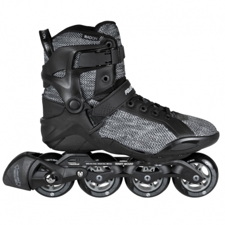 Riedučiai Powerslide Phuzion Radon Black White 80
