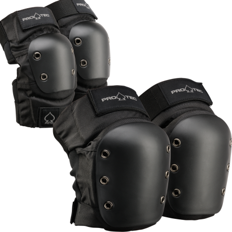 Pro-Tec Pads Street Knee/Elbow Set Open Black
