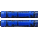 Trynyty Swirl Pro Scooter Grips (Blue/Transparent)