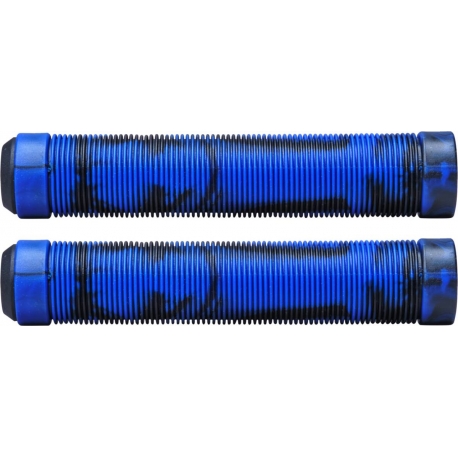 Trynyty Swirl Pro Scooter Grips (Blue/Transparent)