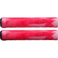 Trynyty Swirl Pro Scooter Grips (Red/Transparent)