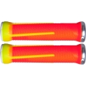 ODI AG1 Lock-On Grips (135mm - Neon Orange/Neon Yellow)