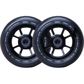 110MM North Signal Pro Scooter Wheels 2-Pack (Matt Black)