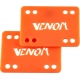 Venom 1/8" Longboard / Skateboard Risers 2 Pack (Orange)