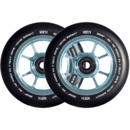 110MM North Signal Pro Scooter Wheels 2-Pack (Jade)