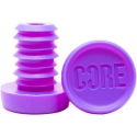 CORE Bar Ends (Purple – Steel)