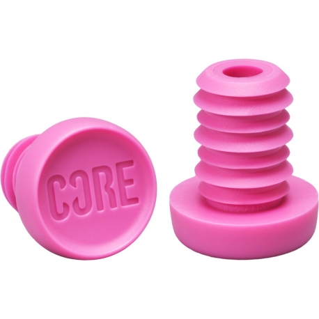 CORE Bar Ends (Pink – Steel)