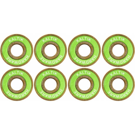Kaltik Green Titanium Bearings 8-pack