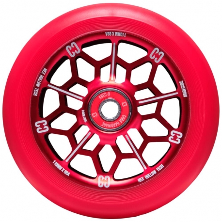 110MM CORE Hex Hollow Pro Wheel (Red)