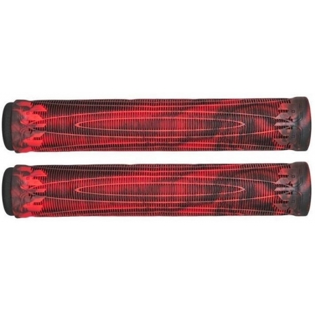 AO Swirl Pro Scooter Grips (Black/Red)