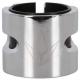 BLUNT clamp 2 BOLTS Twin Slit Chrome
