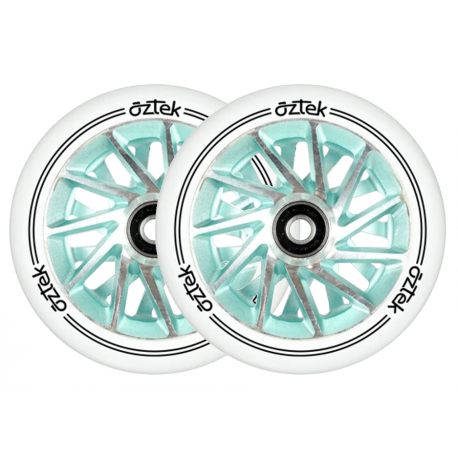110MM Aztek Ermine Wheels – Aqua