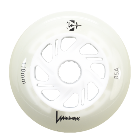 Luminous Led wheels White/Glow 110MM 1VNT