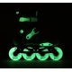 Luminous skates Ray Clear