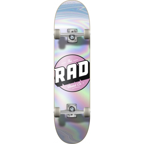 RAD Logo Progressive Skateboard (8" – Holographic)