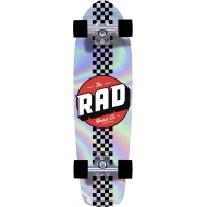 RAD Retro Checker Cruiser Board (28" – Holographic)
