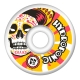 Hydroponic Mexican Skull 2.0 Skateboard wheels (White/Orange)