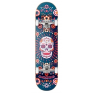 Hydroponic Mexican Skateboard (7.875" - Blue Skull)