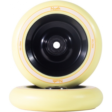 110MM North Fullcore Pro Wheel (Matte Black/Cream)