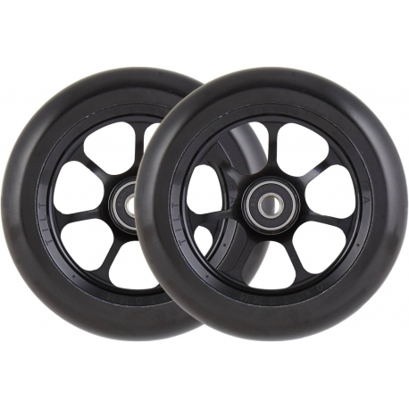 110MM Tilt Durare Spoked Pro Wheels 2-Pack (Black)