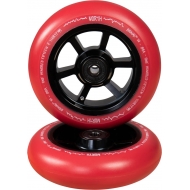 110MM North Signal V2 Pro Wheels 2-Pack (Black/Red Pu)