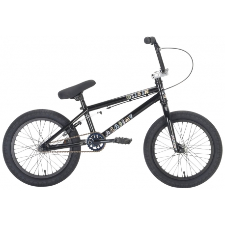 Academy Origin 16" 2021 BMX Freestyle Bike (Gloss Black/Polished)