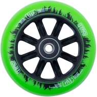 100MM Longway Tyro Nylon Core Pro Wheel (Green/Black Flame)