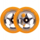 110MM Proto Sliders Starbright Wheels (Orange on Raw)