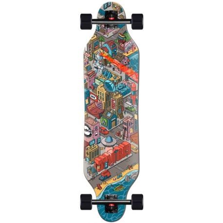 Madrid Top-Mount Longboard (36" - Madrid City)