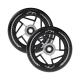 110MM Fuzion Apollo Wheels Black