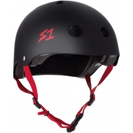 S-One V2 Lifer helmet Black Matt/Red Straps