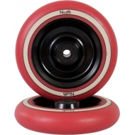 110MM North Fullcore Pro Scooter Wheel (Black/Red Pu)