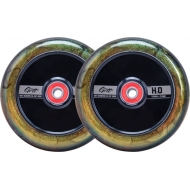 110MM Grit H2O Pro Wheels 2-Pack (Gold/Black)