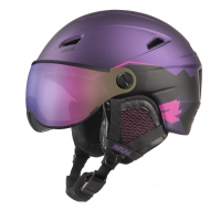Šalmas Relax Stealth Violet/Black (su stiklu2)