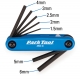 Tool Metric Folding Hex Wrench Set