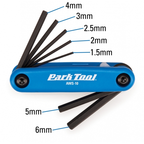 Tool Metric Folding Hex Wrench Set