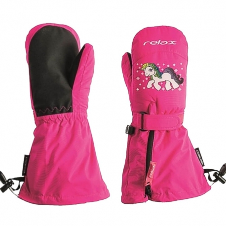 Vaikiškos pirštinės Relax Puzzyto Pink 4Y