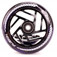110MM Fuzion Apollo Wheels Black/Purple