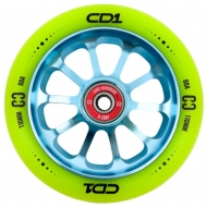 110MM CORE CD1 Pro Wheel (Lime/Blue)