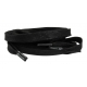 FR - vaškuoti riedučių raišteliai Black 180CM