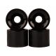 D Street Wheels Cent 78A Unprinted (4 pack) Black 59MM